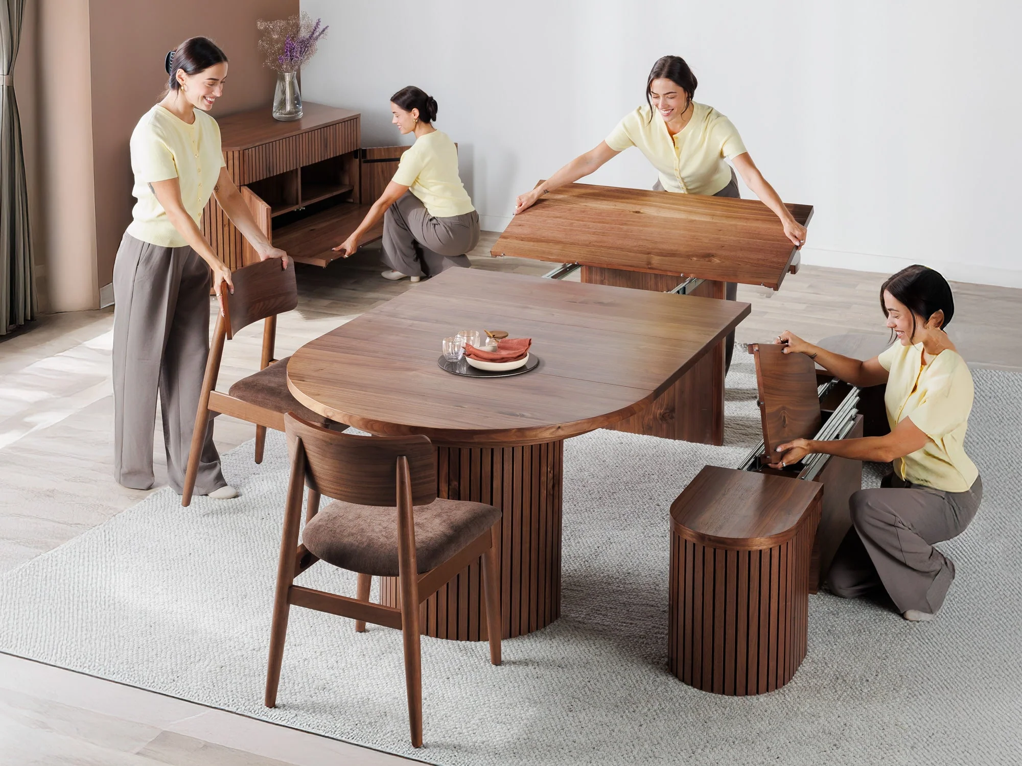 Round Dining Set - The Family - Image 64
